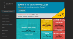 Desktop Screenshot of creativityawards.com